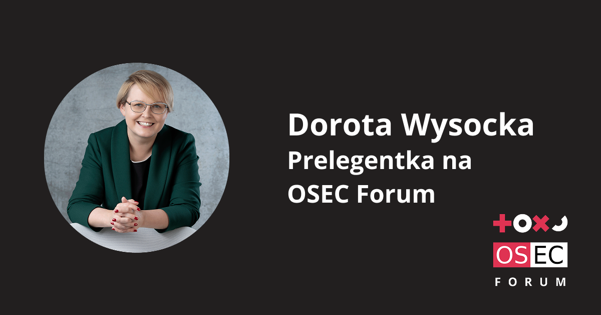 Dorota Wysocka – poznaj nową prelegentkę
