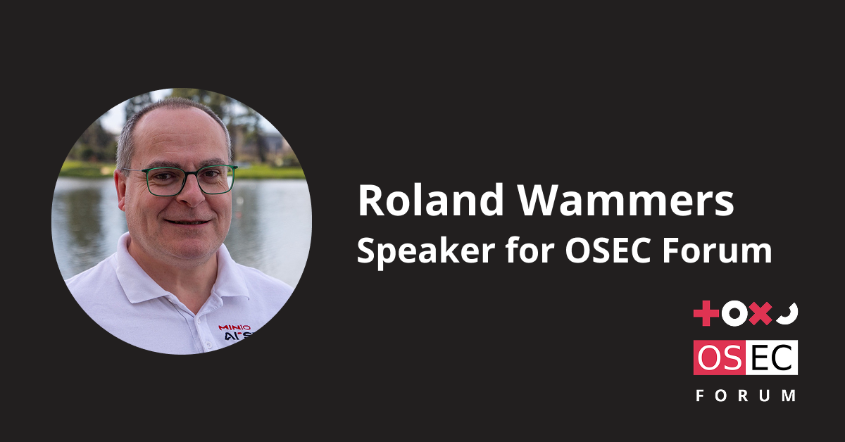 Roland Wammers – meet our new speaker and learn about the topic he’ll be presenting!