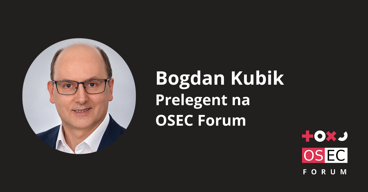 Bogdan Kubik – poznaj nowego prelegenta oraz przedstawiany przez niego temat!