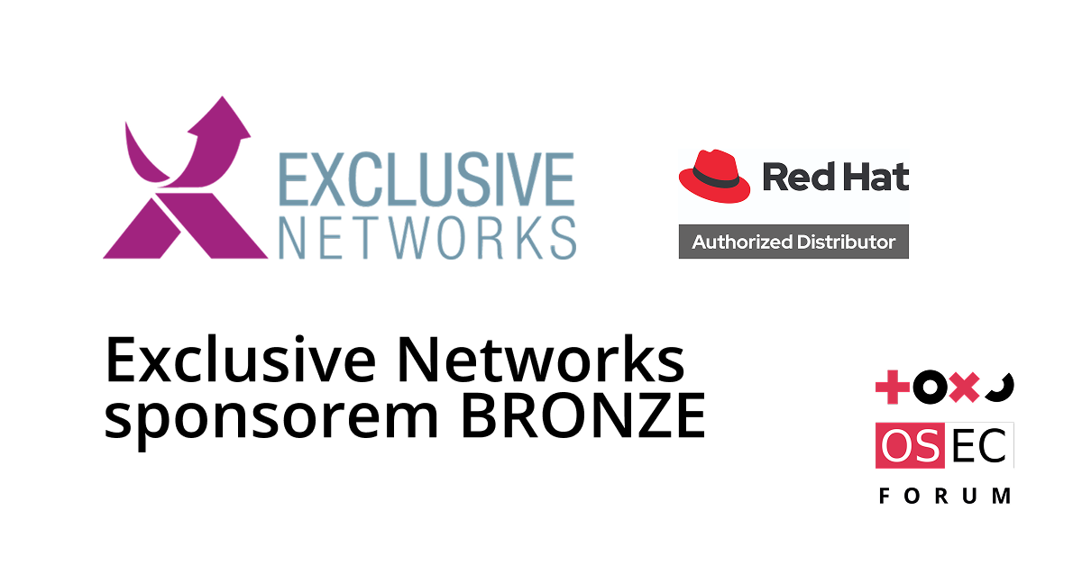 Exclusive Networks Patronem BRONZE na OSEC Forum