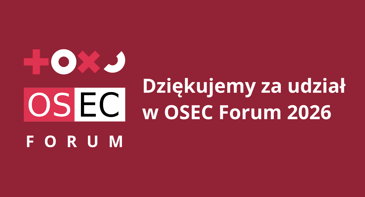 Dziękujemy za udział w OSEC Forum 2026!